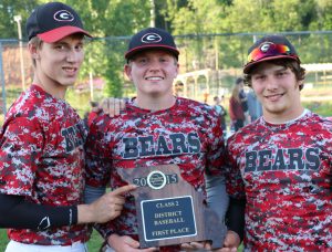 2015 District Champs - Blakeney Kearbey, Ben Becker and Trey McDaniel